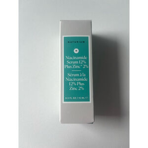 Naturium Niacinamide Serum 12% Plus Zinc 2% Face Treatment 0.5 fl oz 15ml NEW